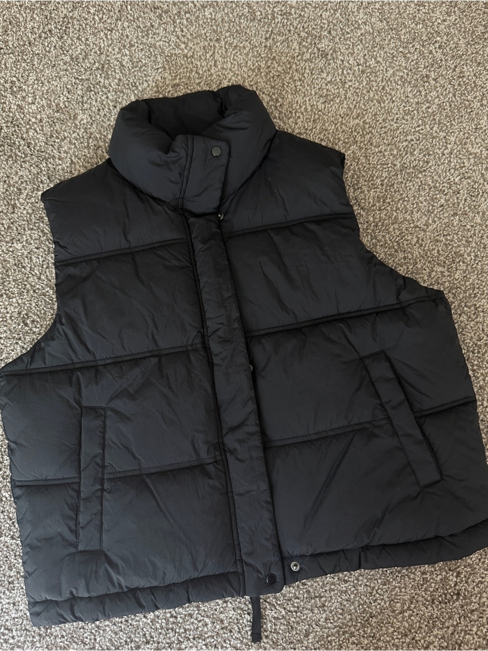 Black Puffer Vest